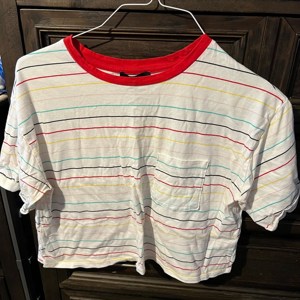 Striped cropped tshirt